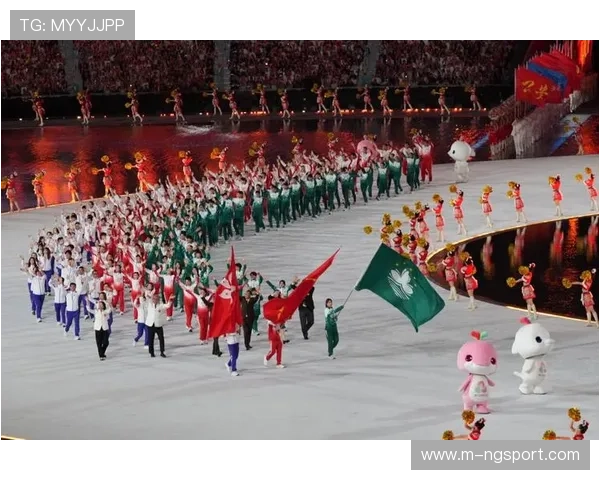 粤港澳全运会开幕式各代表团沿“海上丝路”入场